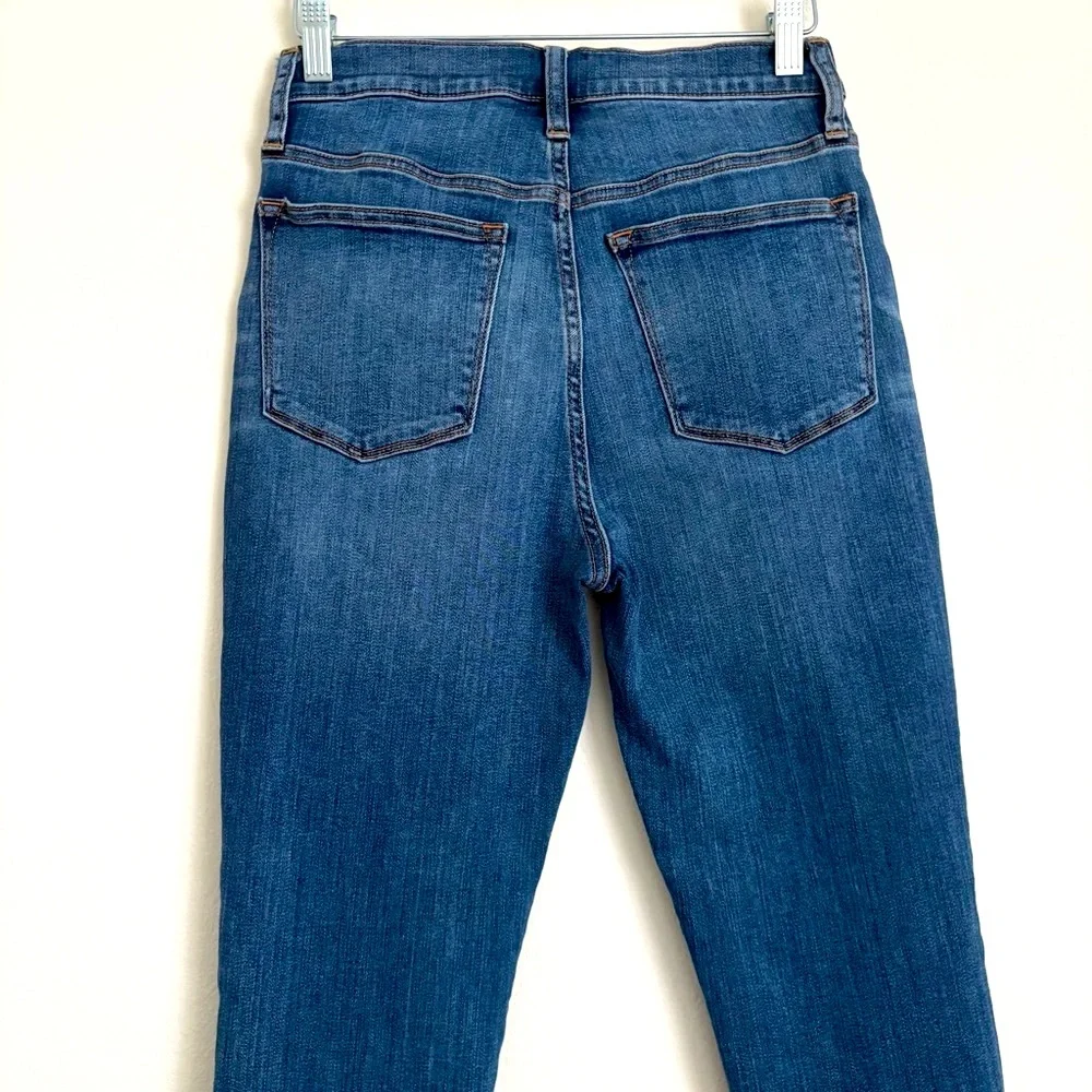 J. Crew Jeans Skinny 10” High Rise Raw Hem Sz 28 Inseam-26”